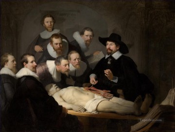 Rembrandt van Rijn Painting - La conferencia de anatomía del Dr. Nicolaes Tulp Rembrandt